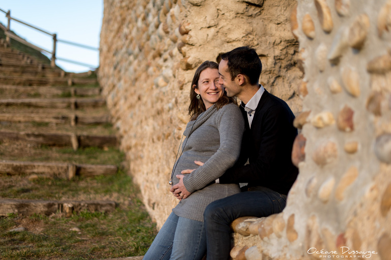 Photos de grossesse à la Tour de Mercurol - Drôme